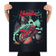 Neo-Tokyo Rain - Anytime - Prints Posters RIPT Apparel 18x24 / Black