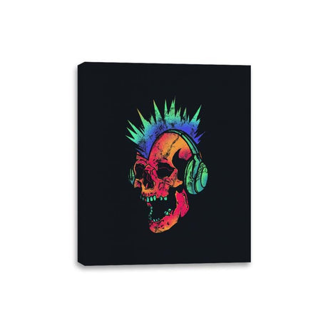 Neon Death Punk - Canvas Wraps Canvas Wraps RIPT Apparel 8x10 / Black