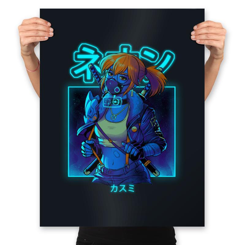 Neon Mist - Prints Posters RIPT Apparel 18x24 / Black