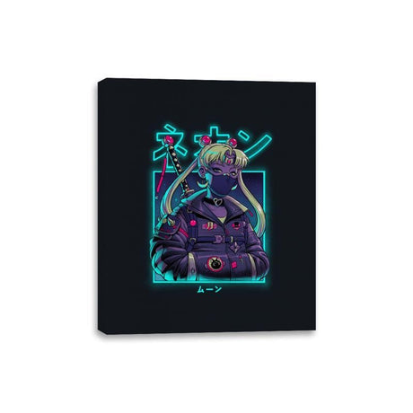 Neon Moon - Canvas Wraps Canvas Wraps RIPT Apparel 8x10 / Black