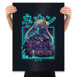 Neon Moon - Prints Posters RIPT Apparel 18x24 / Black