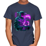 Neon Solarpunk - Mens T-Shirts RIPT Apparel Small / Navy