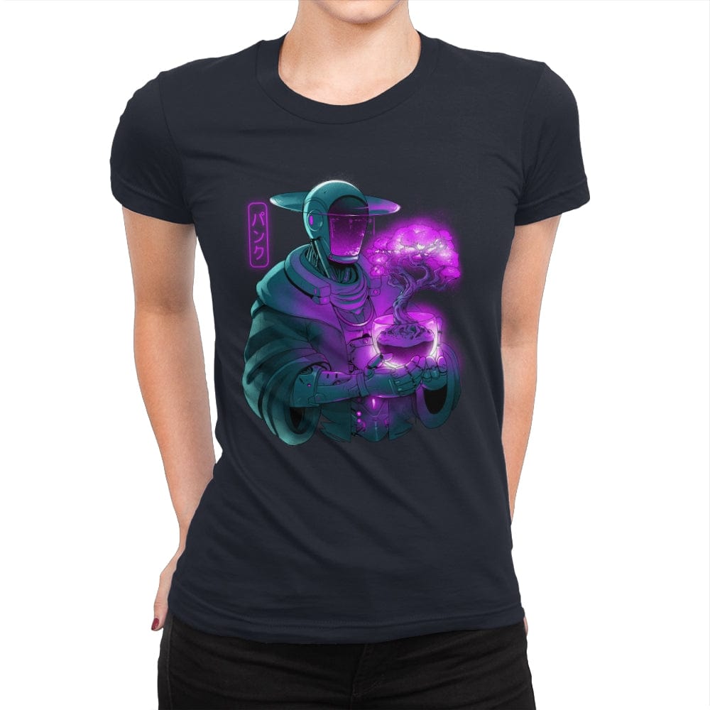 Neon Solarpunk - Womens Premium T-Shirts RIPT Apparel Small / Midnight Navy