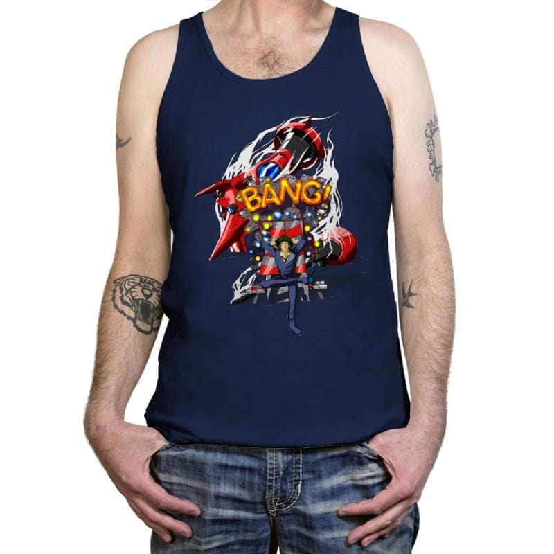 Neotokyo Blues - Tanktop Tanktop RIPT Apparel X-Small / Navy