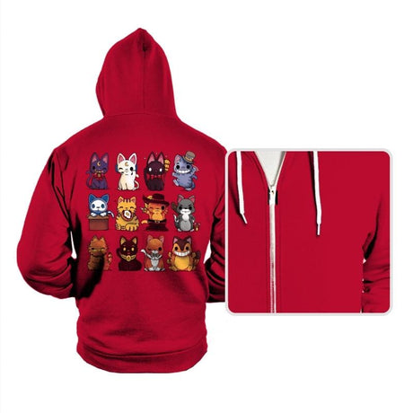 Nerd Kittens - Hoodies Hoodies RIPT Apparel Small / Red