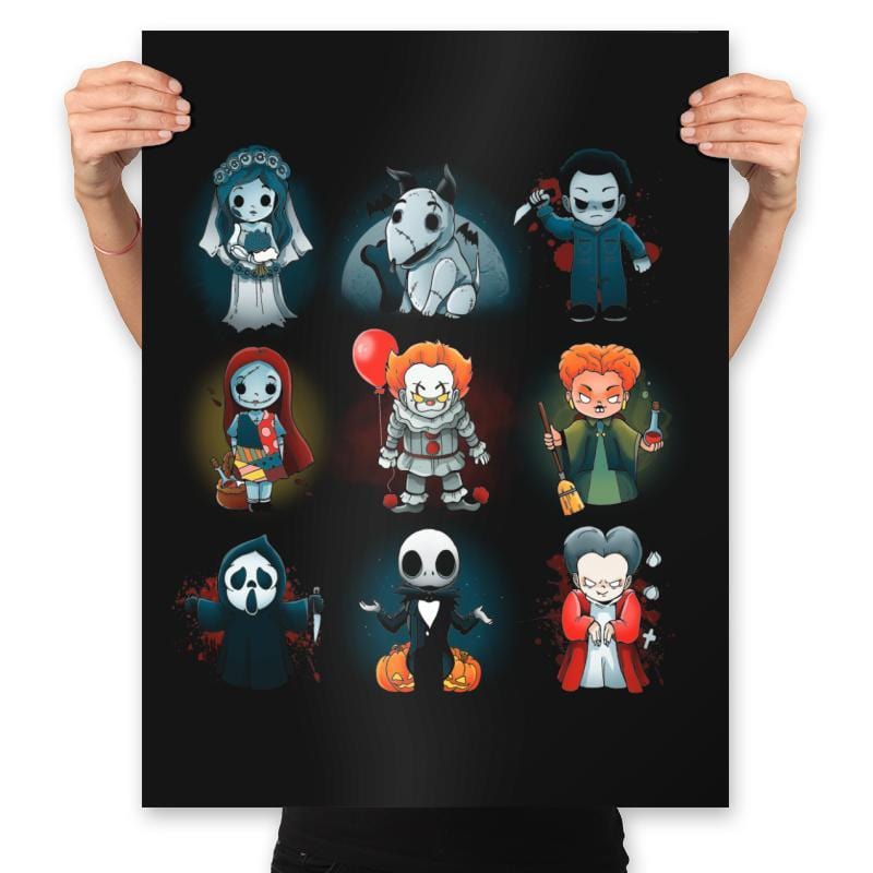 Nerdy Halloween - Prints Posters RIPT Apparel 18x24 / Black