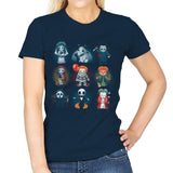 Nerdy Halloween - Womens T-Shirts RIPT Apparel Small / Navy