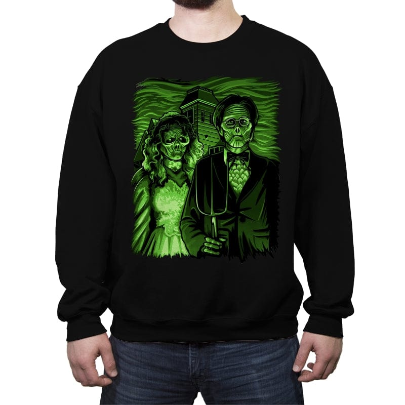 Netherworld Gothic - Crew Neck Sweatshirt Crew Neck Sweatshirt RIPT Apparel Small / Black