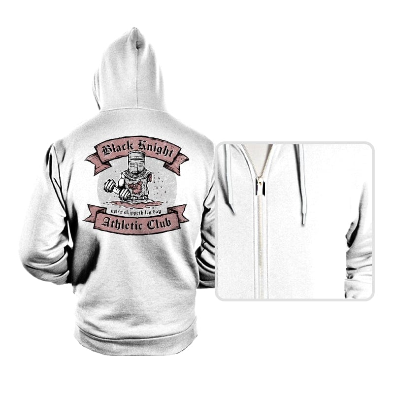 Nev'r Skippeth Leg Day - Hoodies Hoodies RIPT Apparel Small / White