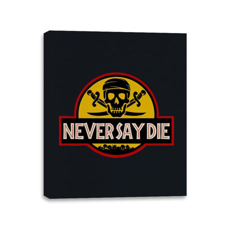 Never Say Die Park - Canvas Wraps Canvas Wraps RIPT Apparel 11x14 / Black