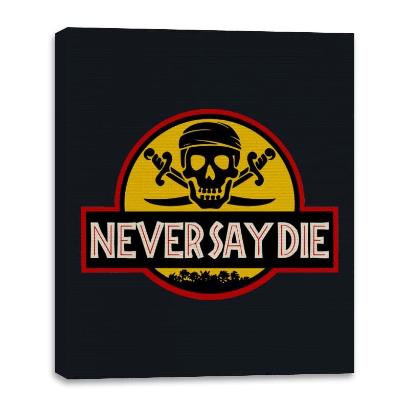 Never Say Die Park - Canvas Wraps Canvas Wraps RIPT Apparel 16x20 / Black