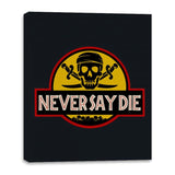 Never Say Die Park - Canvas Wraps Canvas Wraps RIPT Apparel 16x20 / Black