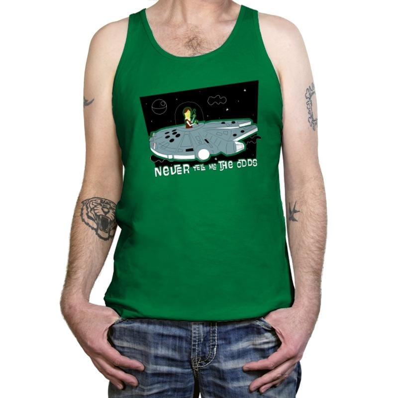 Never tell me Odds - Tanktop Tanktop RIPT Apparel X-Small / Kelly