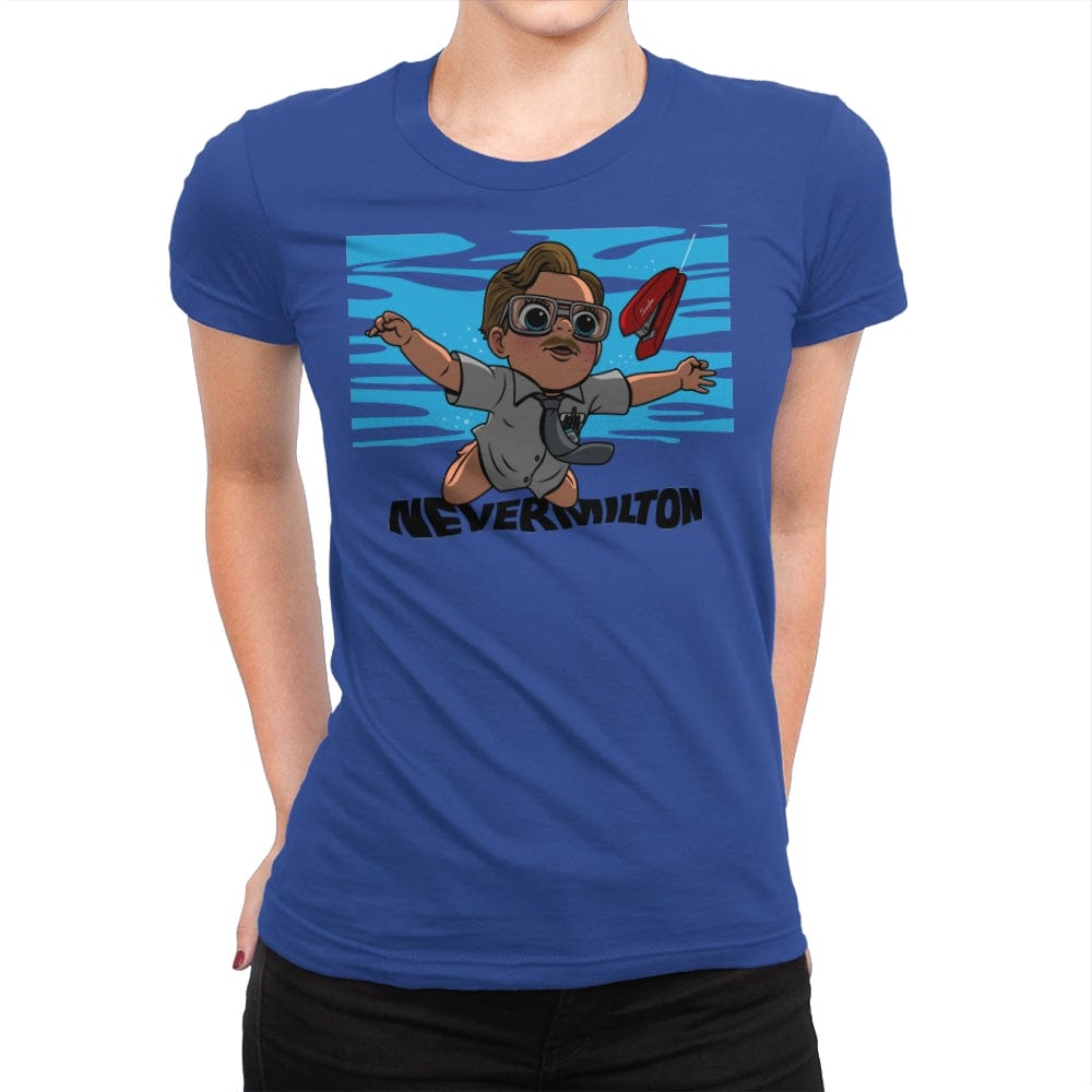 Nevermilton - Womens Premium T-Shirts RIPT Apparel Small / Royal