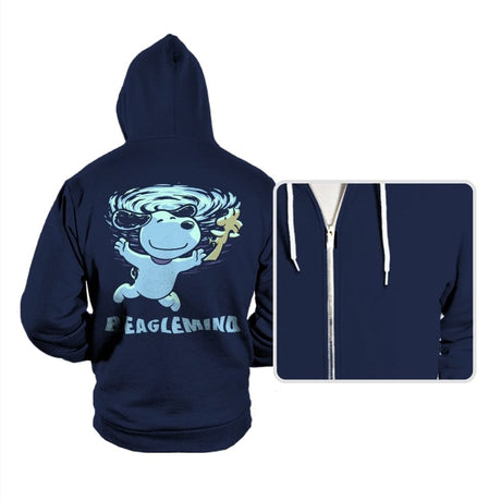 Nevermind Beagle Music  - Hoodies Hoodies RIPT Apparel Small / Navy