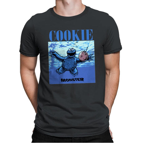 Nevermind the Cookie - Mens Premium T-Shirts RIPT Apparel Small / Heavy Metal