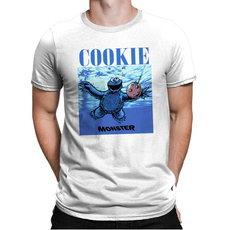 Nevermind the Cookie - Mens Premium T-Shirts RIPT Apparel Small / White