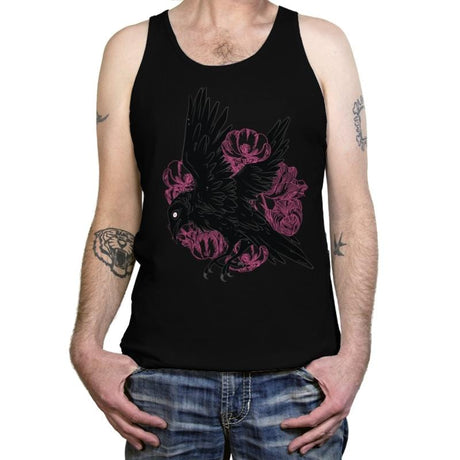 Nevermore Raven - Tanktop Tanktop RIPT Apparel X-Small / Black