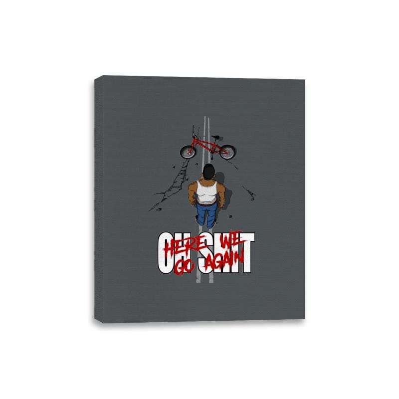 New Game - Canvas Wraps Canvas Wraps RIPT Apparel 8x10 / Charcoal