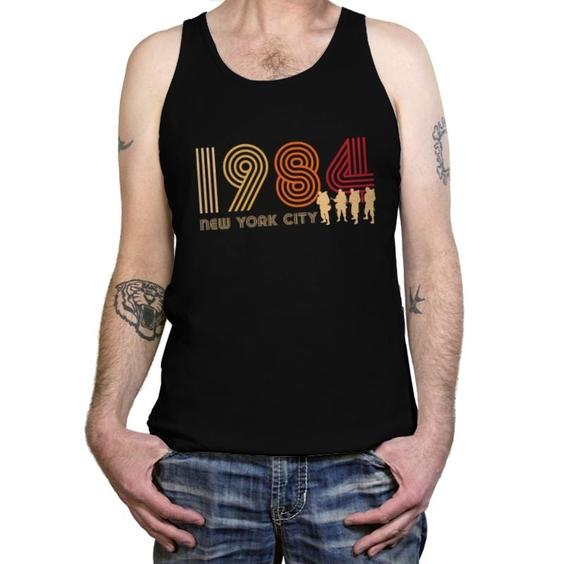 New York City 1984 - Tanktop Tanktop RIPT Apparel X-Small / Black