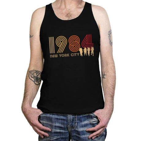 New York City 1984 - Tanktop Tanktop RIPT Apparel X-Small / Black