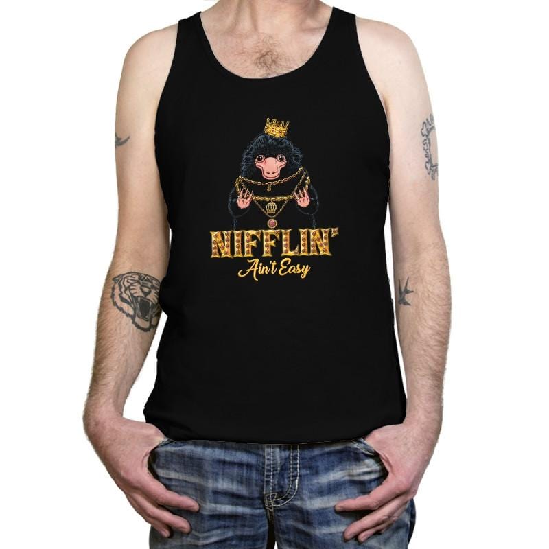 Nifflin' Ain't Easy Exclusive - Tanktop Tanktop RIPT Apparel X-Small / Black