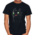 Night Fury Face - Mens T-Shirts RIPT Apparel Small / Black