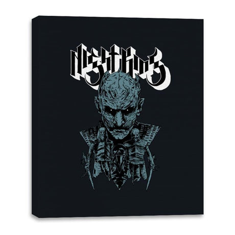 Night King - Canvas Wraps Canvas Wraps RIPT Apparel 16x20 / Black