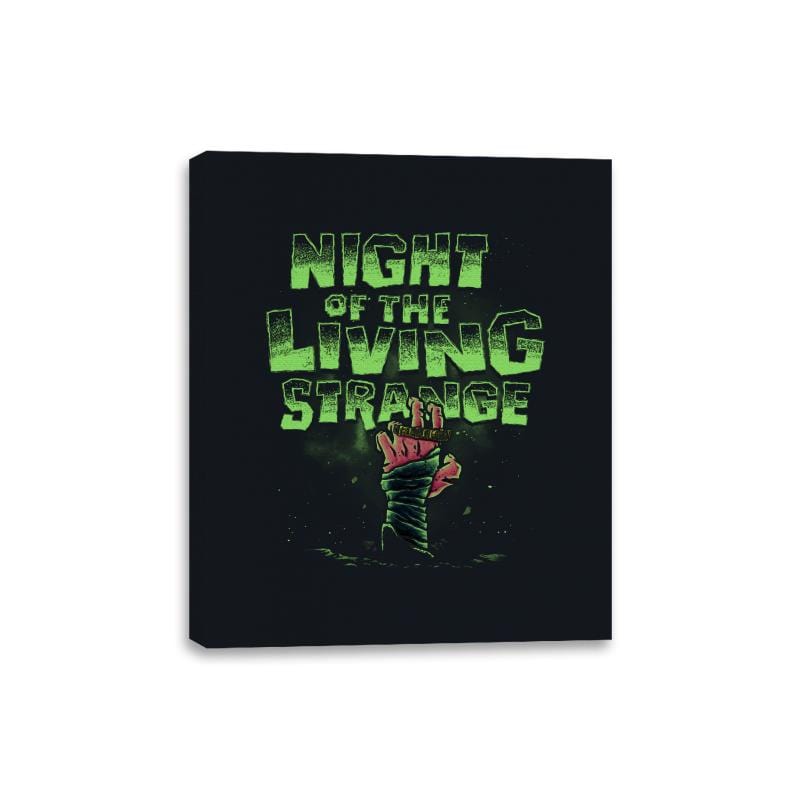 Night of the Living Strange - Canvas Wraps Canvas Wraps RIPT Apparel 8x10 / Black