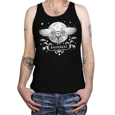 Night Owl - Tanktop Tanktop RIPT Apparel X-Small / Black