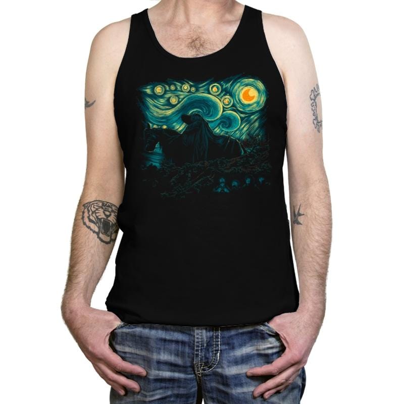 Nightfall in Middle-earth - Tanktop Tanktop RIPT Apparel X-Small / Black