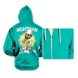 Nightman Cometh - Hoodies Hoodies RIPT Apparel Small / Teal