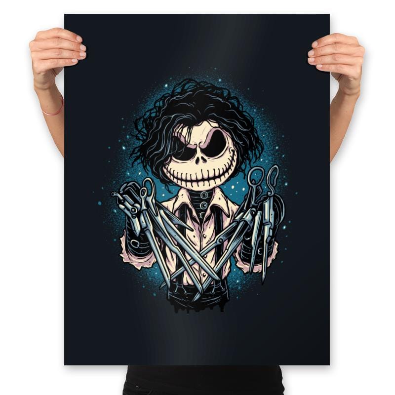 Nightmare About Scissors - Prints Posters RIPT Apparel 18x24 / Black