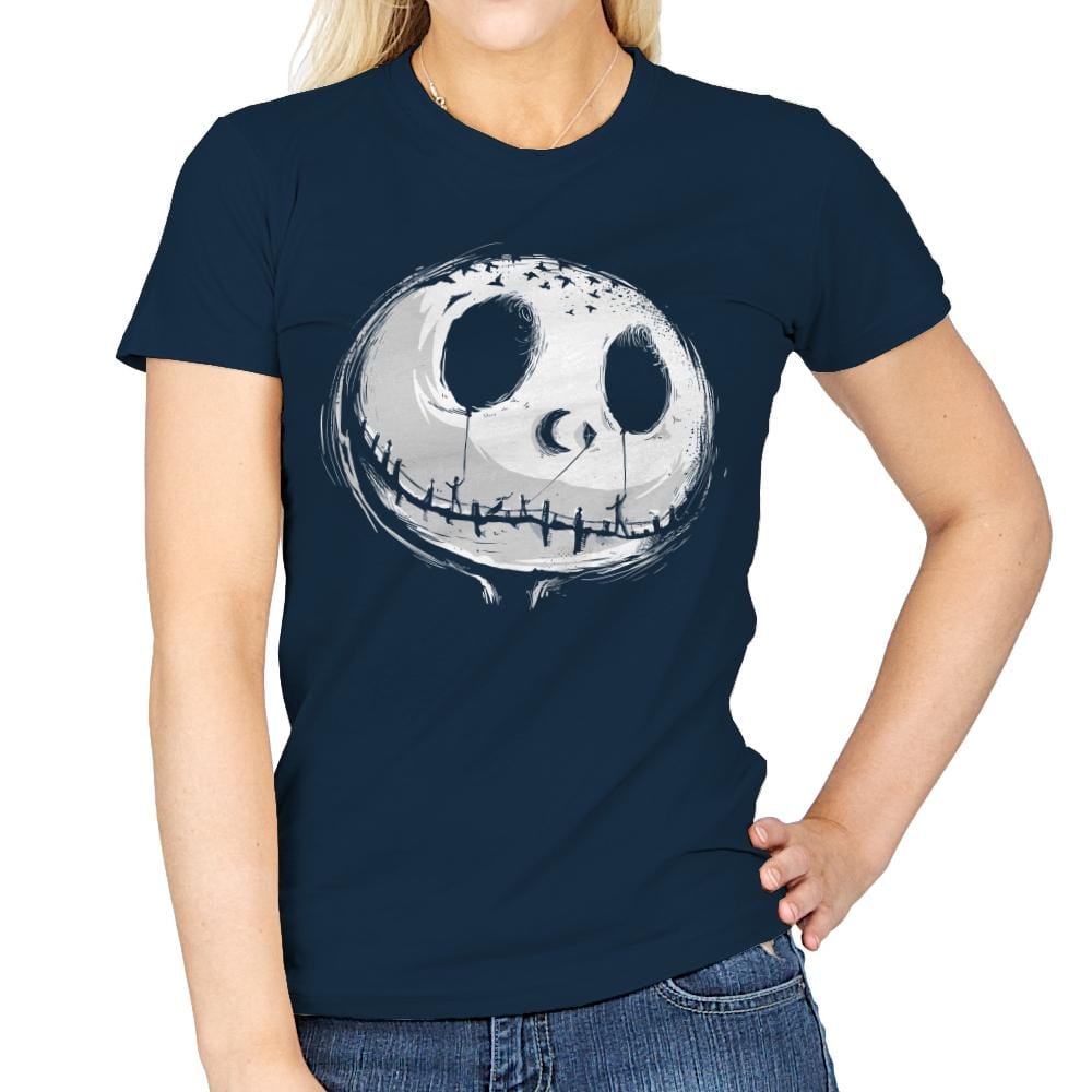 Nightmare - Art Attack - Womens T-Shirts RIPT Apparel Small / Navy