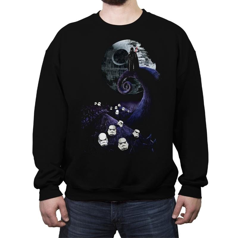 Nightmare Before Vader - Crew Neck Sweatshirt Crew Neck Sweatshirt RIPT Apparel