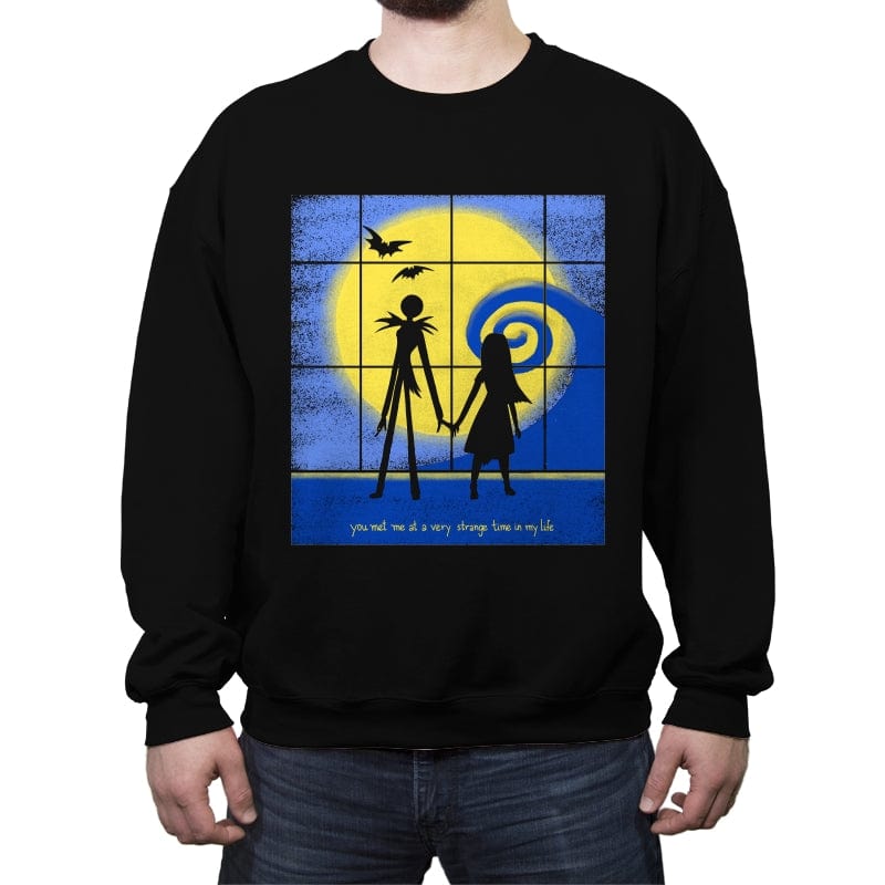 Nightmare Club - Crew Neck Sweatshirt Crew Neck Sweatshirt RIPT Apparel Small / Black