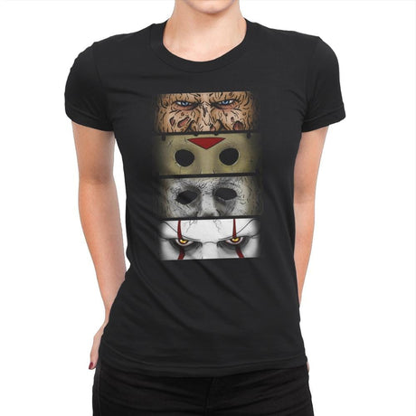 Nightmare Eyes - Womens Premium T-Shirts RIPT Apparel Small / Black