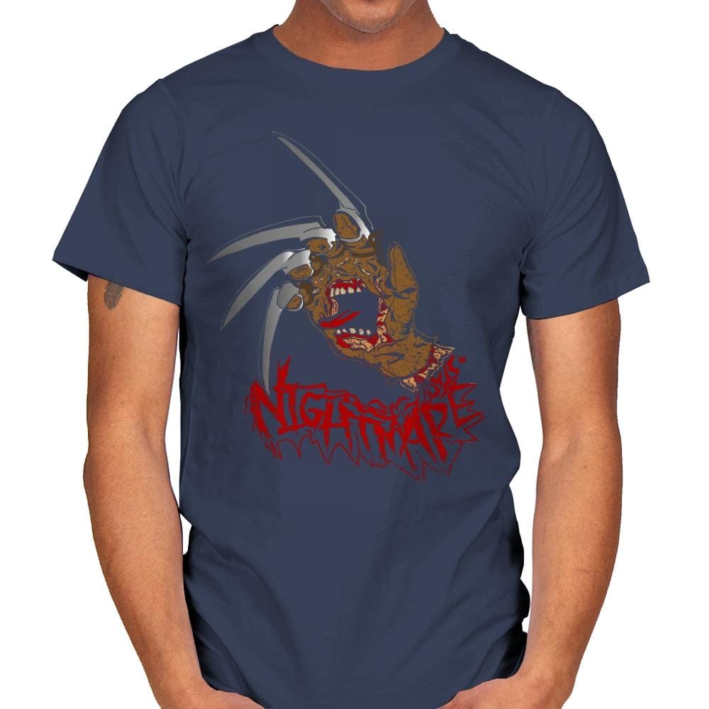 Nightmare Hand - Mens T-Shirts RIPT Apparel Small / Navy