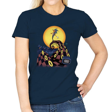 Nightmare Of The Rings - Womens T-Shirts RIPT Apparel Small / Navy