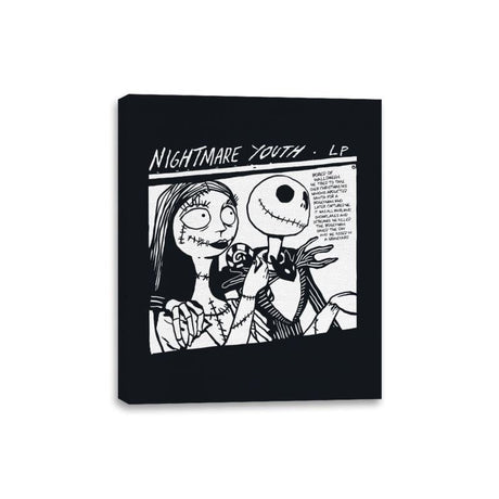 Nightmare Youth - Canvas Wraps Canvas Wraps RIPT Apparel 8x10 / Black