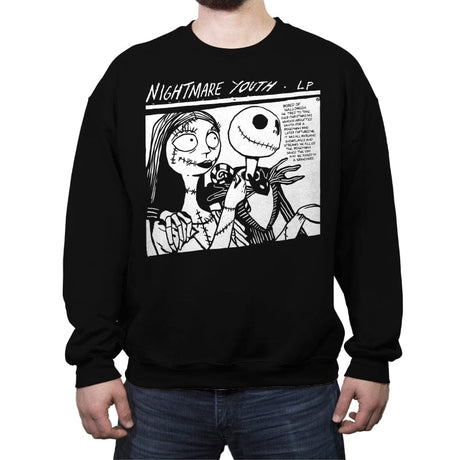 Nightmare Youth - Crew Neck Sweatshirt Crew Neck Sweatshirt RIPT Apparel Small / Black