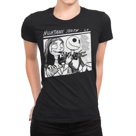 Nightmare Youth - Womens Premium T-Shirts RIPT Apparel Small / Black