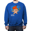 Nineties: Never Old - Crew Neck Sweatshirt Crew Neck Sweatshirt RIPT Apparel Small / Royal