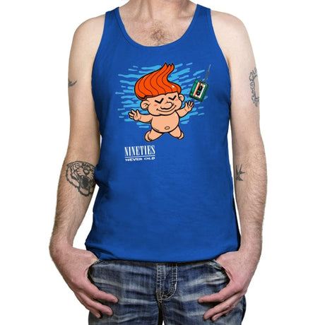 Nineties: Never Old - Tanktop Tanktop RIPT Apparel X-Small / True Royal