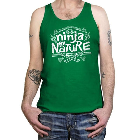 Ninja by Nature - Tanktop Tanktop RIPT Apparel X-Small / Kelly