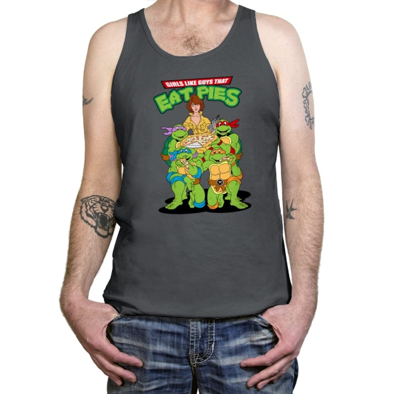 Ninja Pies - Tanktop Tanktop RIPT Apparel X-Small / Asphalt