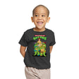 Ninja Pies - Youth T-Shirts RIPT Apparel X-small / Charcoal