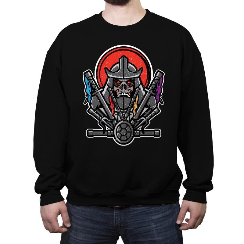 Ninja Power - Crew Neck Sweatshirt Crew Neck Sweatshirt RIPT Apparel Small / Black