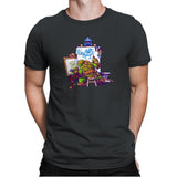 Ninja Rockwell - 80s Blaarg - Mens Premium T-Shirts RIPT Apparel Small / Heavy Metal