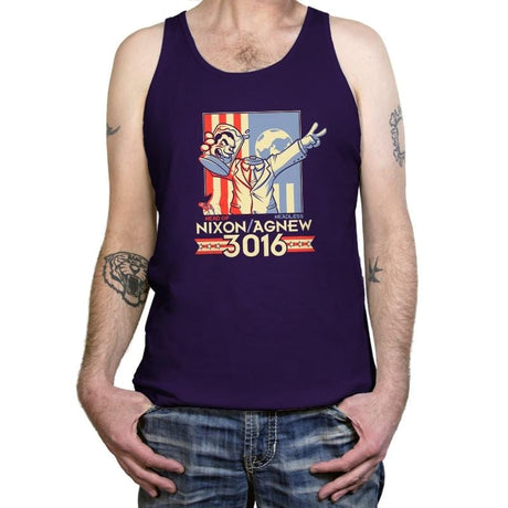 Nixon : Agnew 3016 Exclusive - Tanktop Tanktop RIPT Apparel X-Small / Team Purple